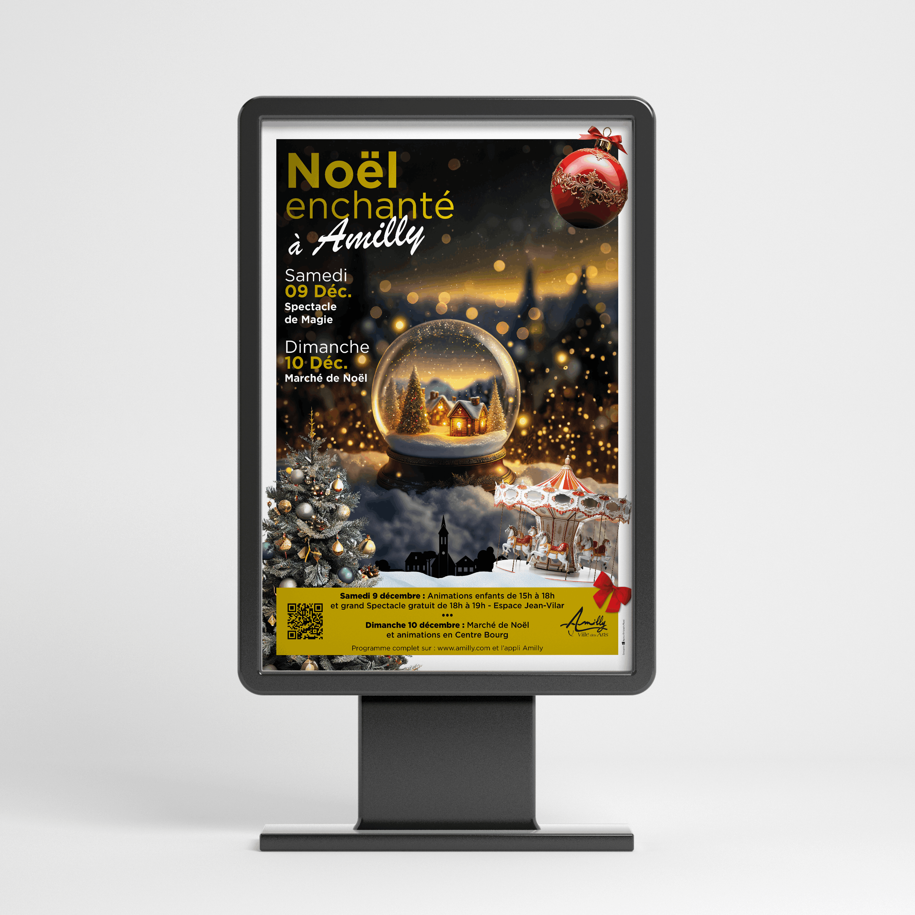 affiche noël amilly