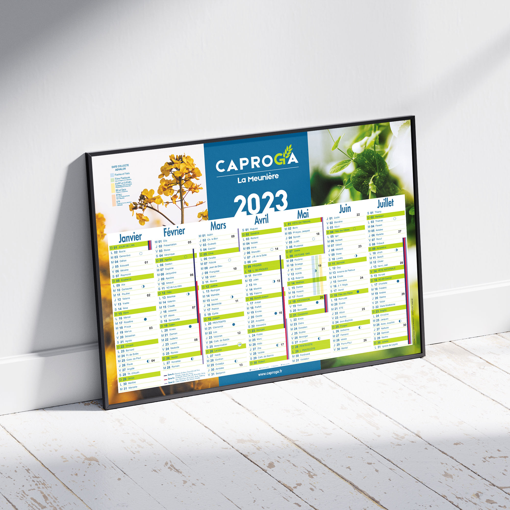 calendrier caproga 2023