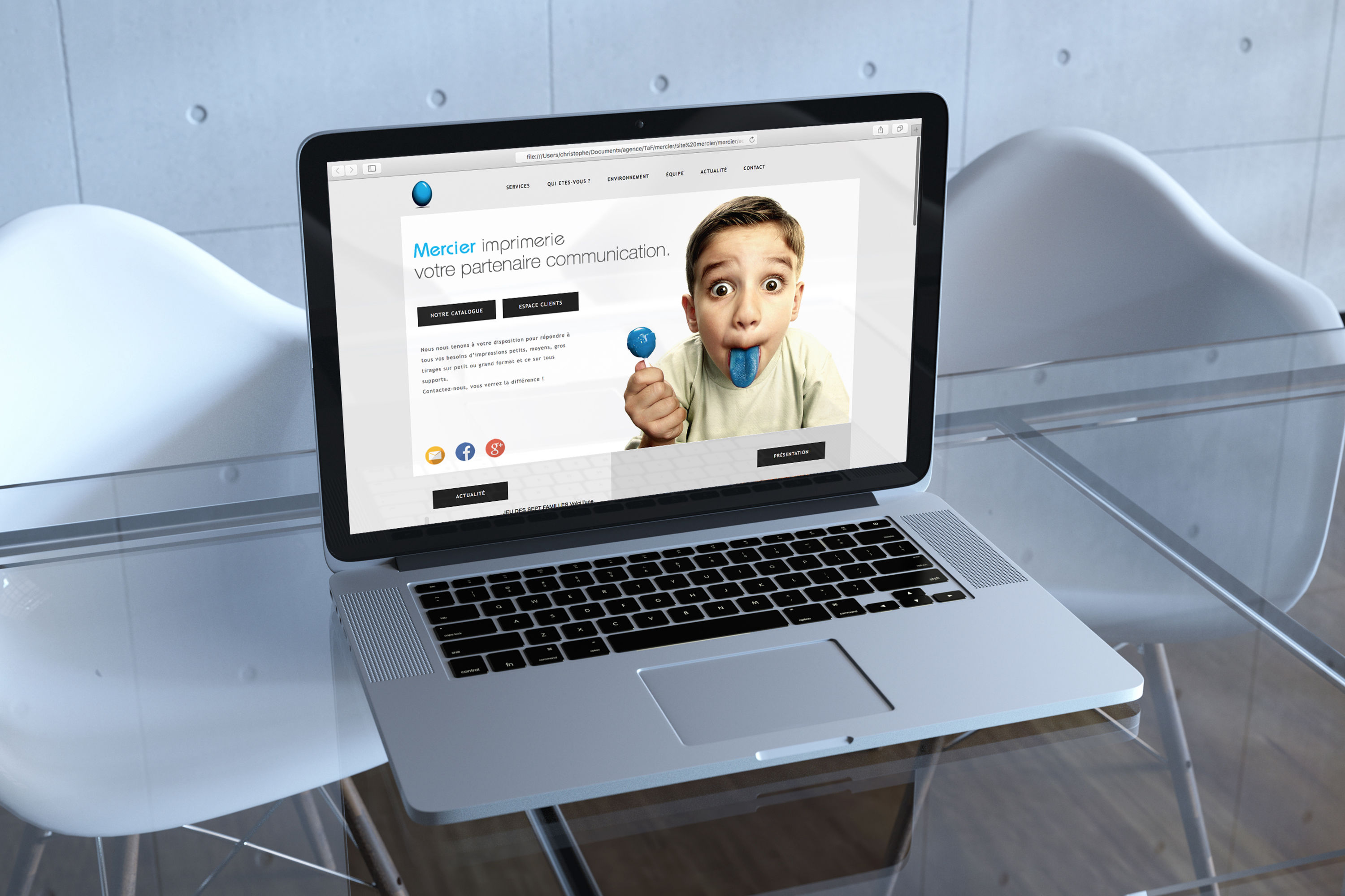 site imprimerie mercier