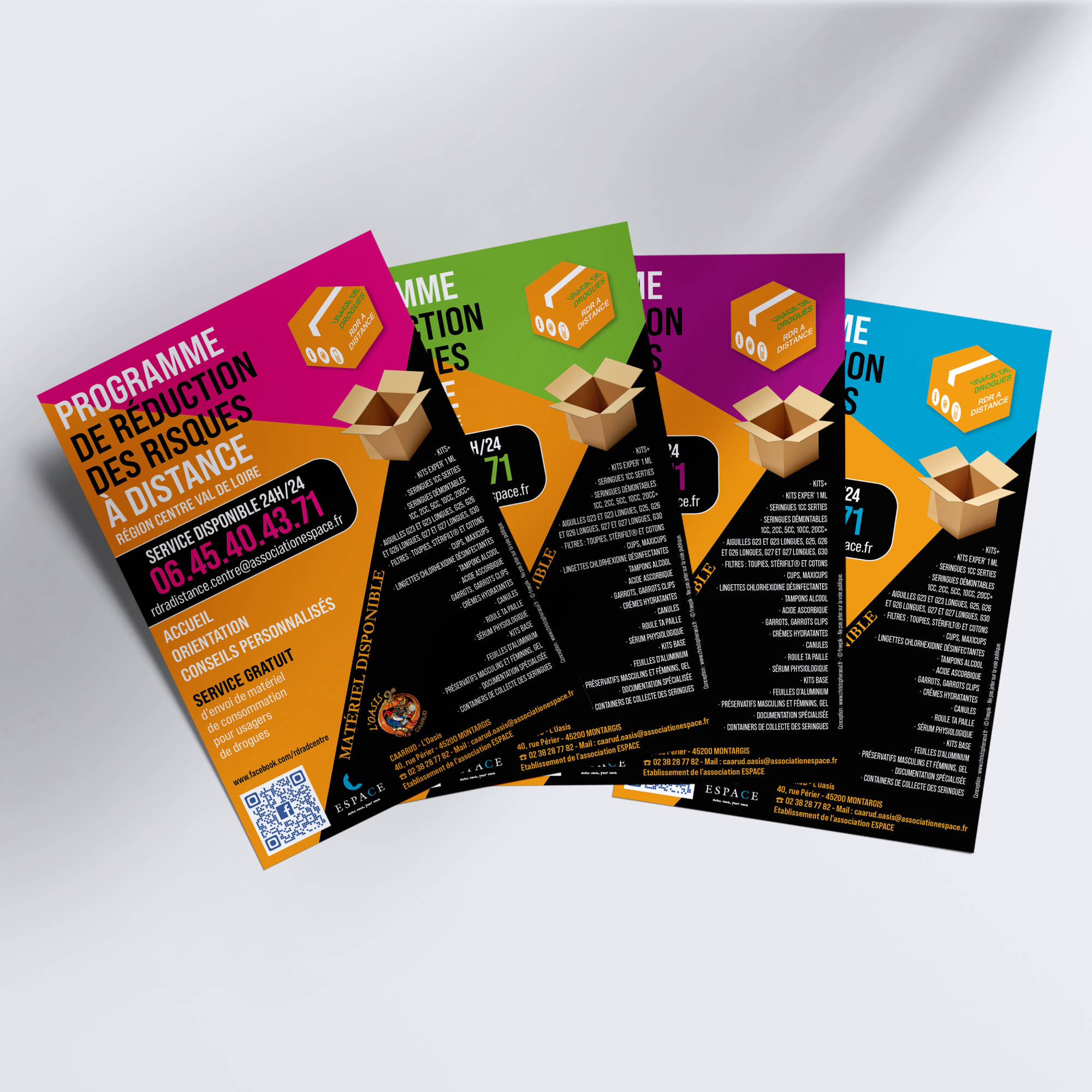 flyer autocollant rdr