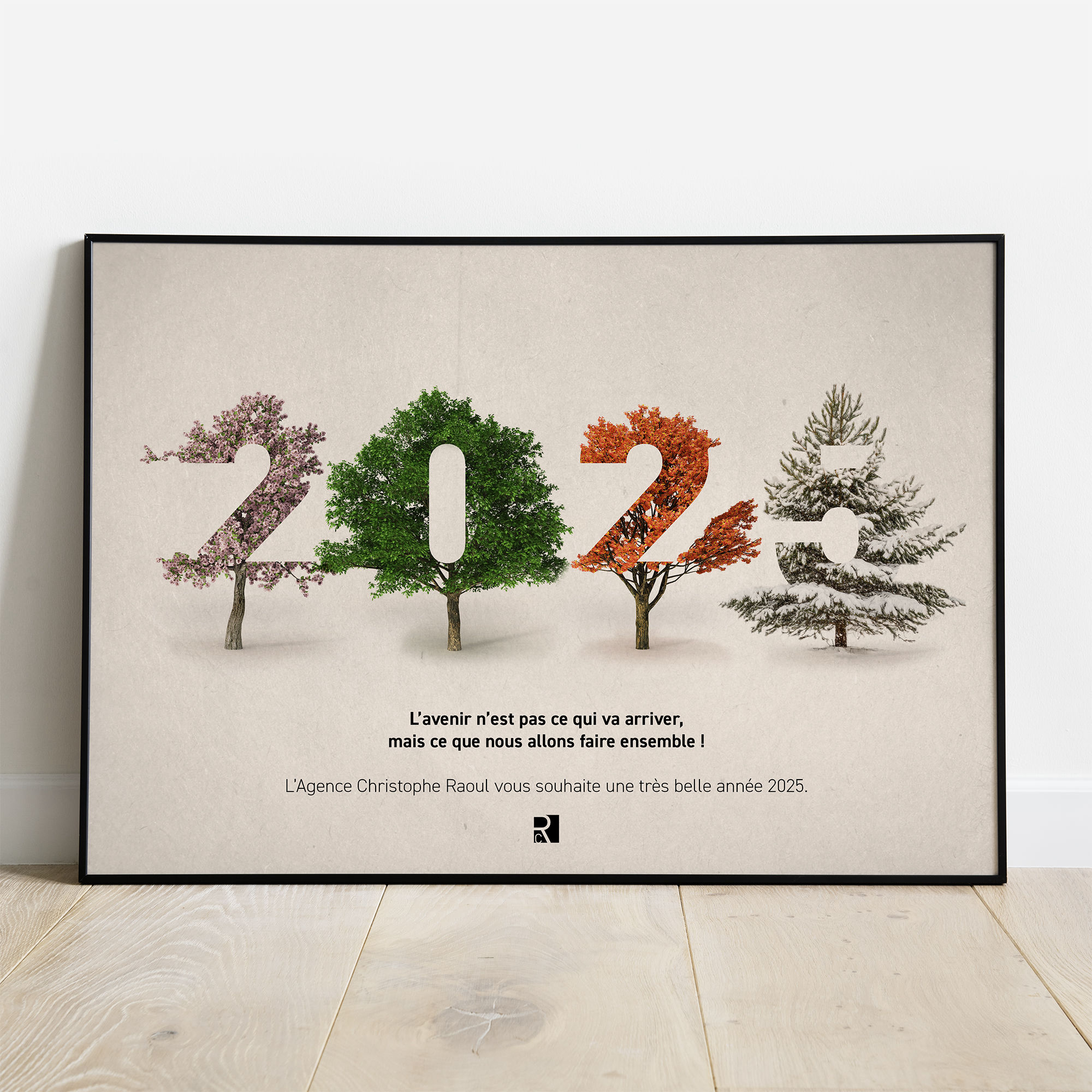 Vœux 2025 Agence Christophe Raoul