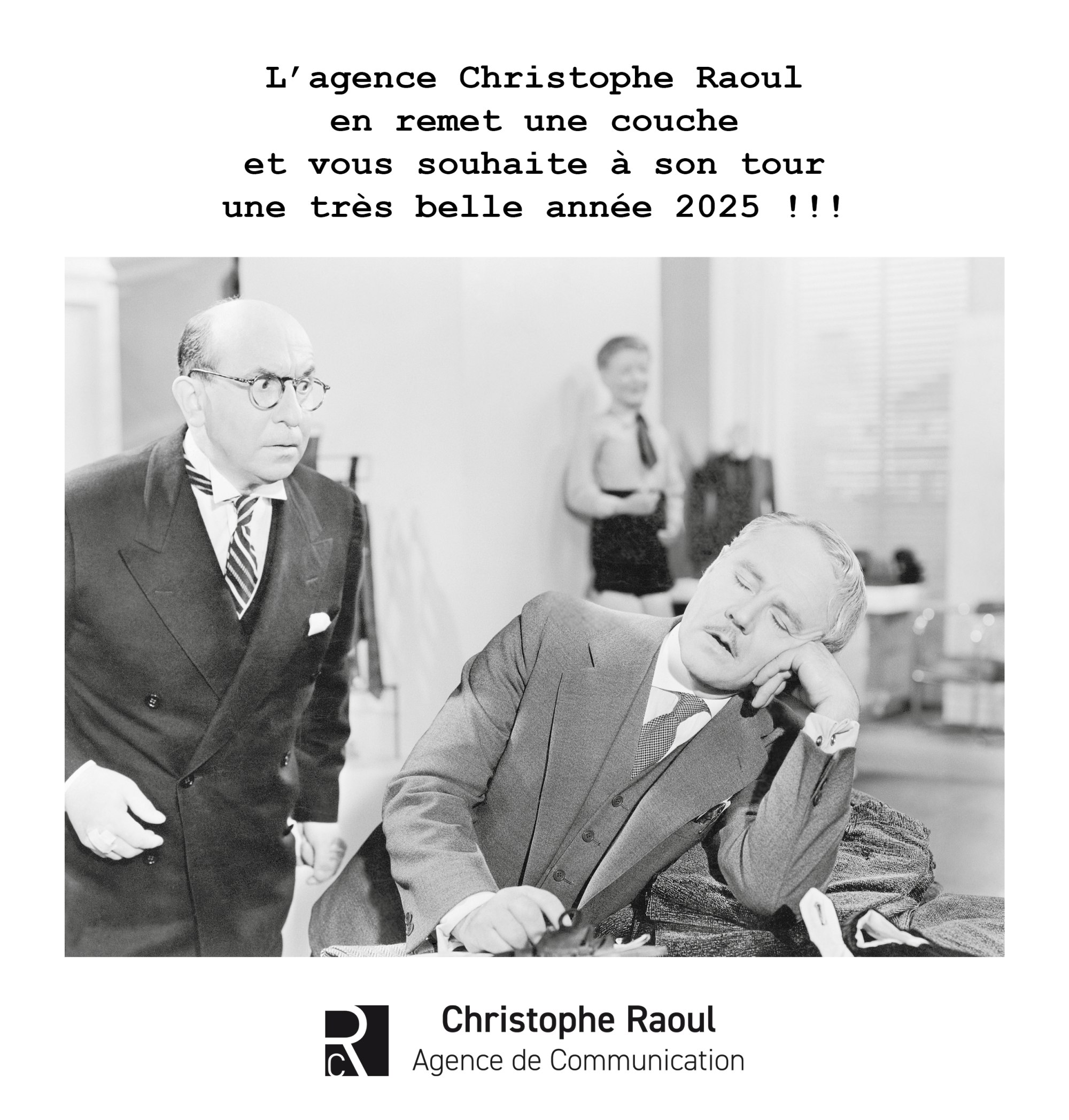 Vœux 2025 Agence Christophe Raoul